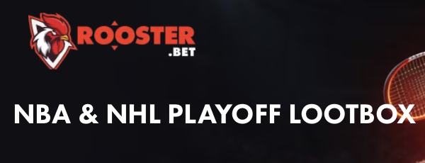 Rooster.bet NHL Player Loot Box promotion with weekly free NHL bets